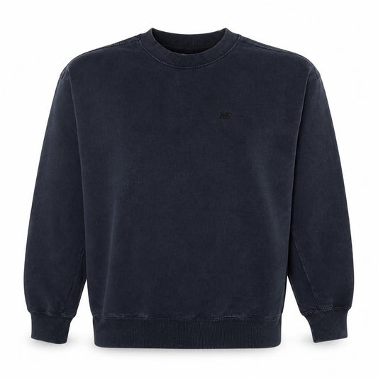 Adidas Women Black XS Crew Neck Pullover Sweatshirt Cotton Blend