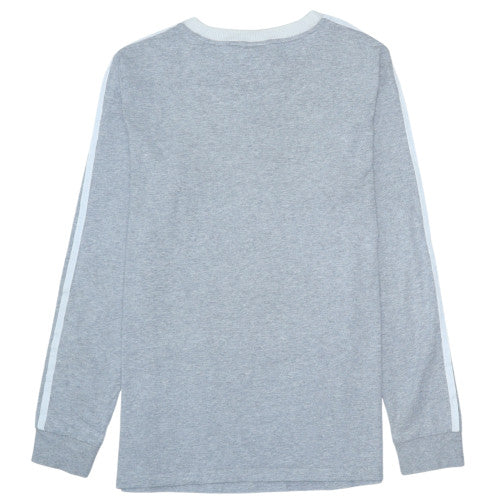Adidas Women Grey Long Sleeve Sweatshirt UK 12 Crew Neck Pullover