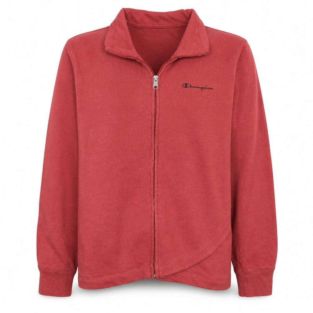 Champion Women's Red 2XL Track Jacket Full Zip Fleece