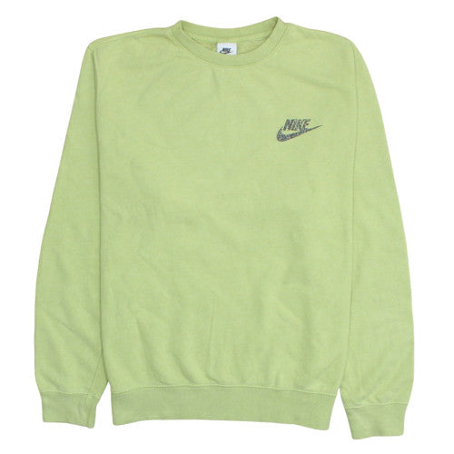 Nike Women Green Relaxed Fit Pullover Sweatshirt M