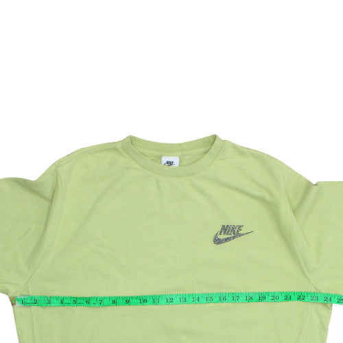 Nike Women Green Relaxed Fit Pullover Sweatshirt M