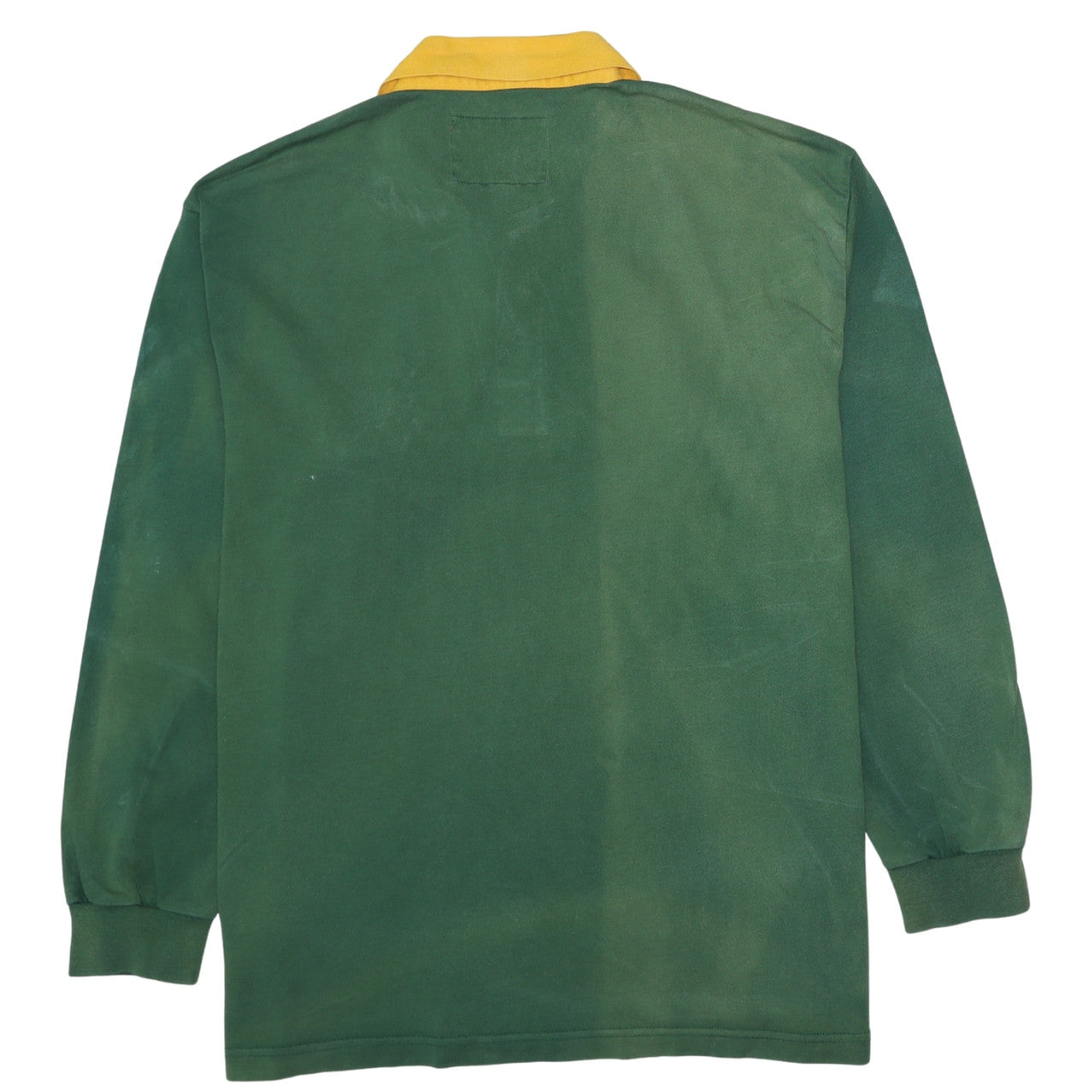 Cotton Traders Men's Green XL Embroidered Rugby Sweatshirt