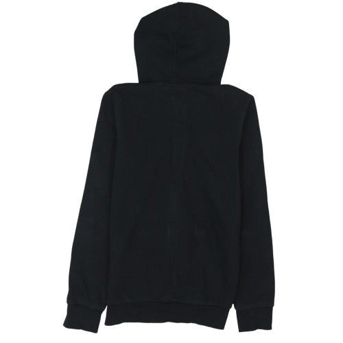 Puma Boys Black Full Zip Hoodie 13-14 Years Cotton Blend Casual Sweatshirt