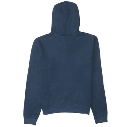 Brand and care label for Levi's boys’ blue pullover hoodie 4 years fleece graphic logo sweatshirt