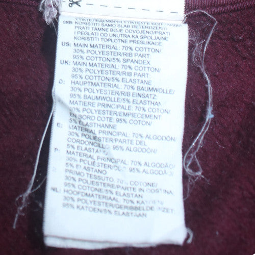Reebok Women’s Burgundy Crew Neck Pullover Sweatshirt Medium
