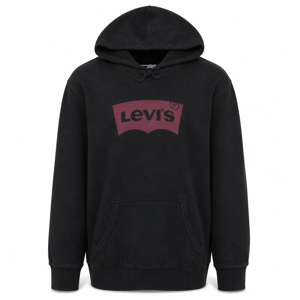 Levi's Men's Black XL Pullover Hoodie Classic Logo Fleece