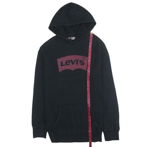 Levi's Men's Black XL Pullover Hoodie Classic Logo Fleece