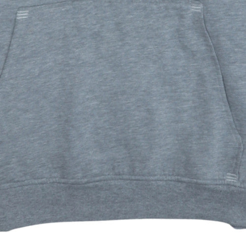 Canterbury Mens Grey Pullover Hoodie Size M Fleece Hooded Sweatshirt