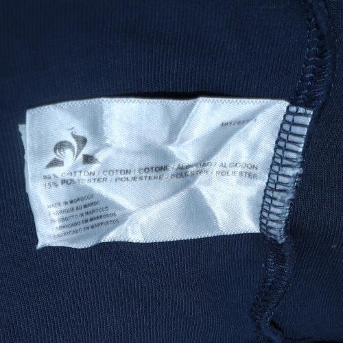 Le Coq Sportif Men's Blue XS Pullover Hoodie with Logo 1/4 Zip