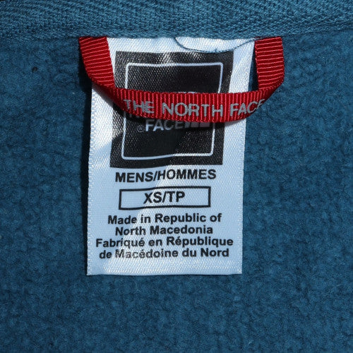 The North Face Men's Blue Pullover Hoodie XS Outdoor Fleece