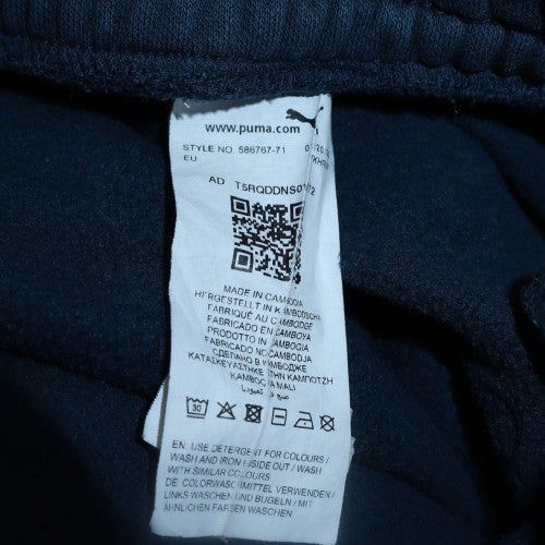 Puma Men Blue Regular Fit Fleece Sweatpants Jogger S