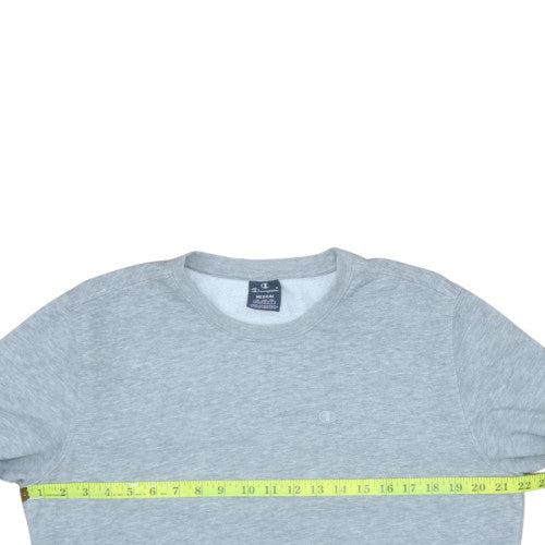 Champion Men's Grey Medium Crew Neck Fleece Sweatshirt