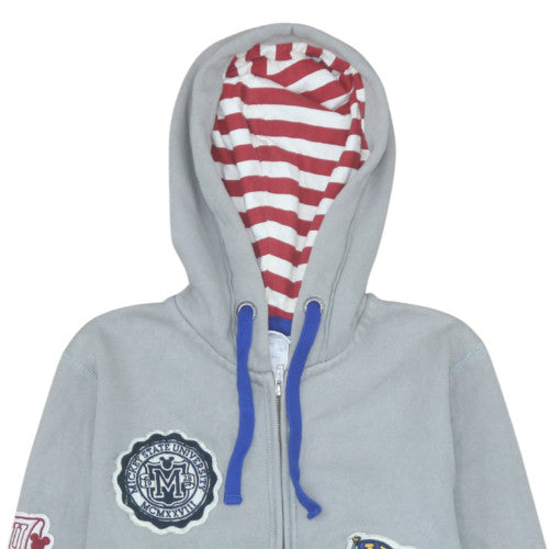 Disney Parks Men’s Grey Mickey Mouse Full Zip Hoodie Size L