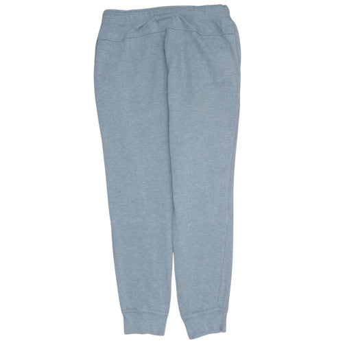 Nike Men's Grey Jogger Sweatpants M Drawstring Pockets Polyester Cotton