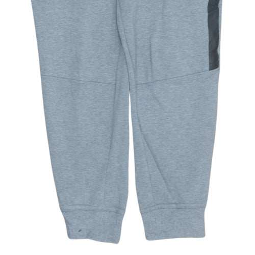 Nike Men's Grey Jogger Sweatpants M Drawstring Pockets Polyester Cotton