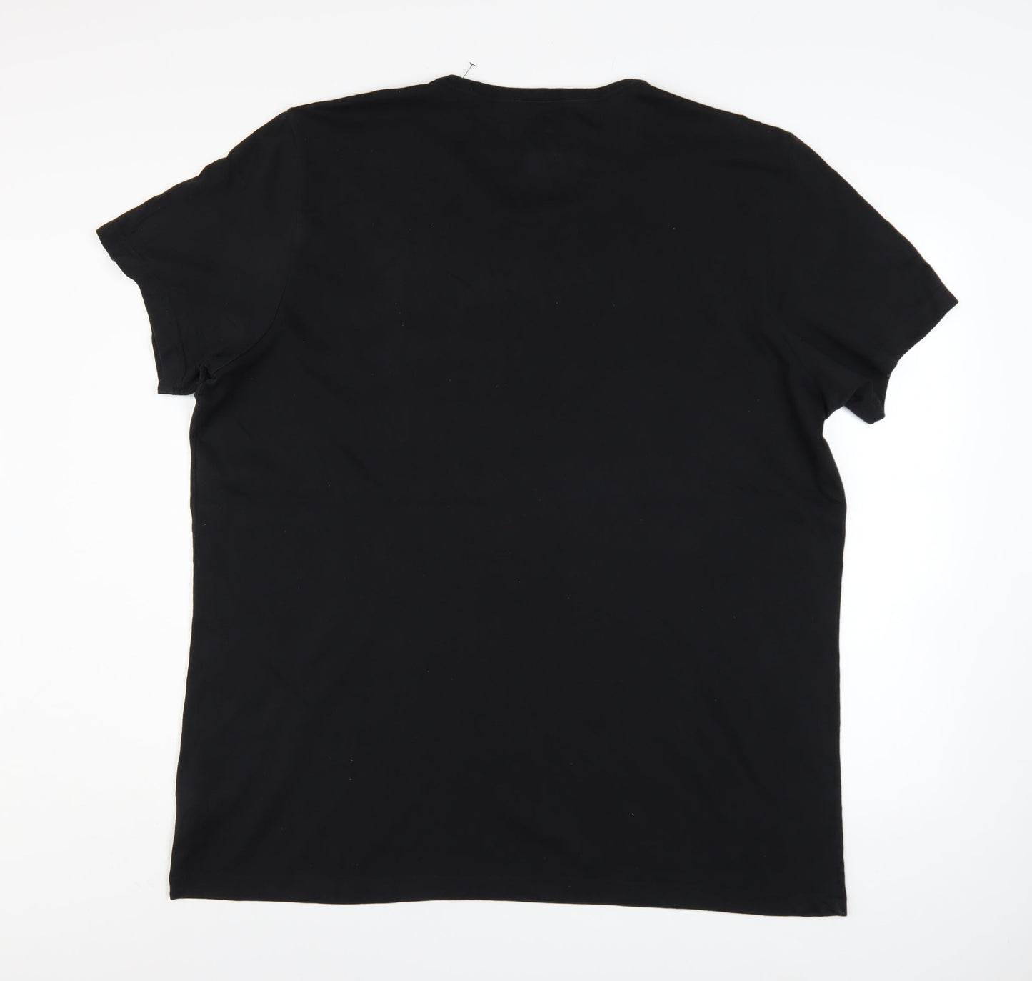 Adidas Men's Black 2XL Graphic Sports T-Shirt 70% Cotton Blend