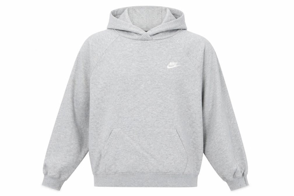 Nike Men’s Grey XL Pullover Hoodie Fleece Sweatshirt