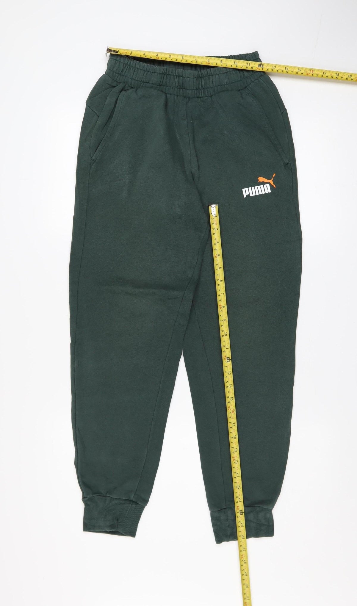 Puma Women Green Jogger Sweatpants Size Small Elastic Waist
