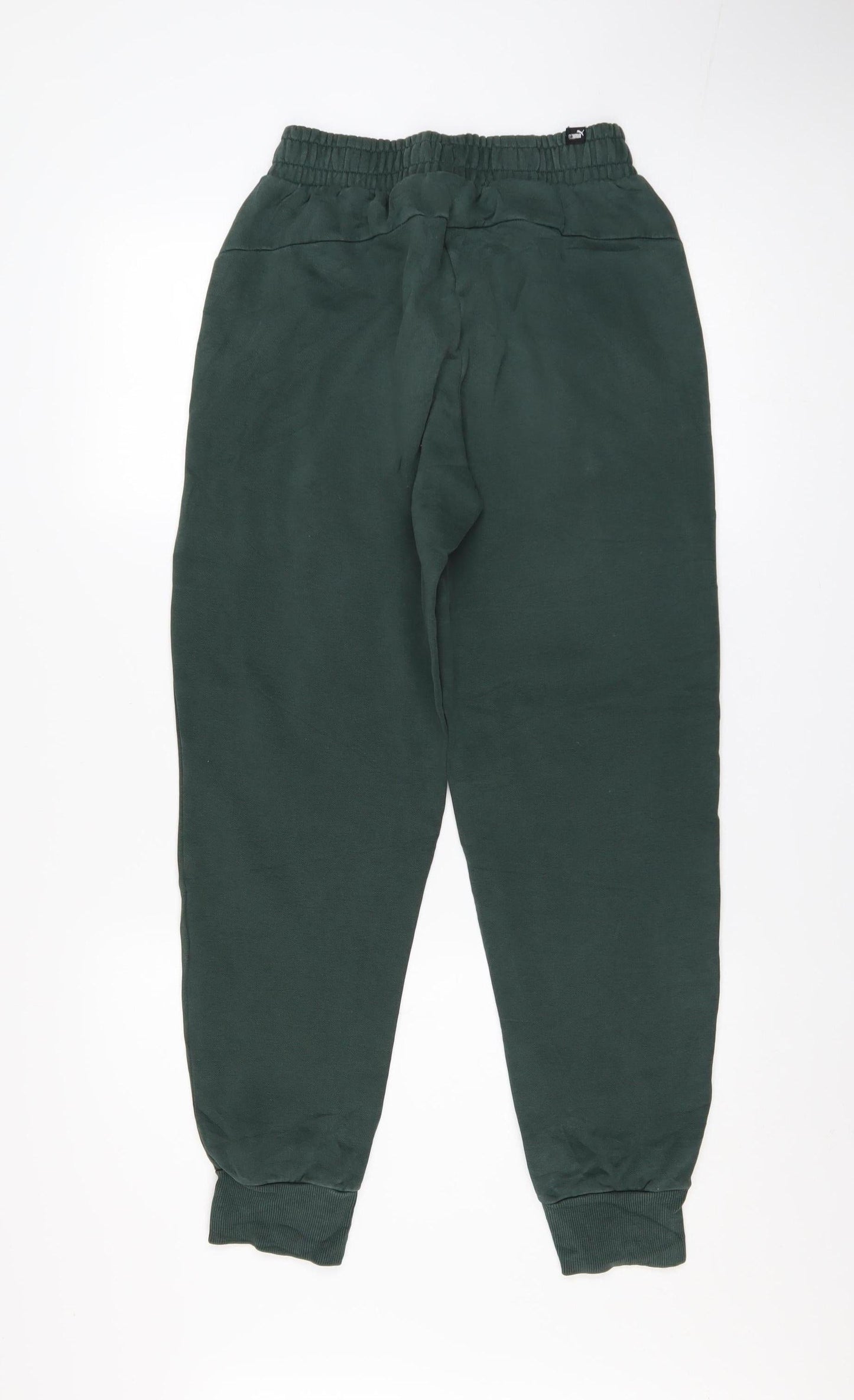 Puma Women Green Jogger Sweatpants Size Small Elastic Waist
