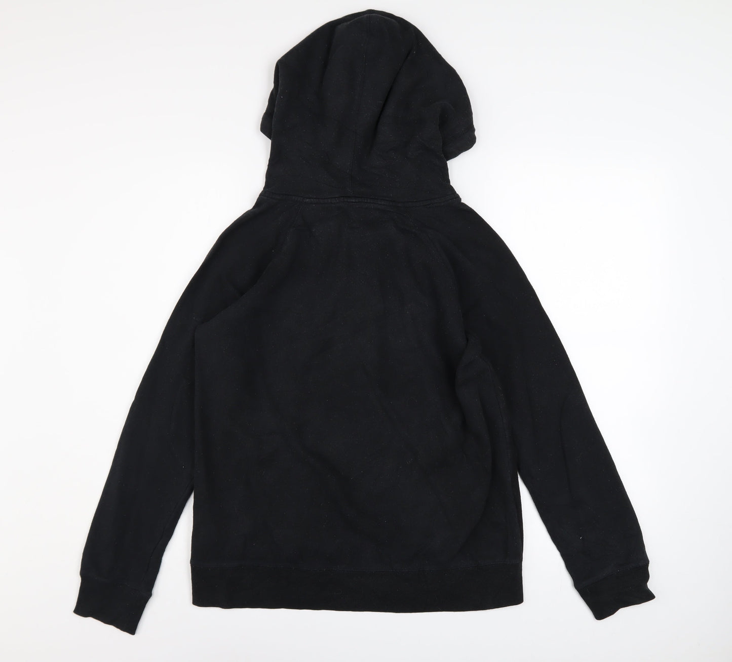 Vans Mens Black Pullover Hoodie Small Fleece Logo Skate Streetwear