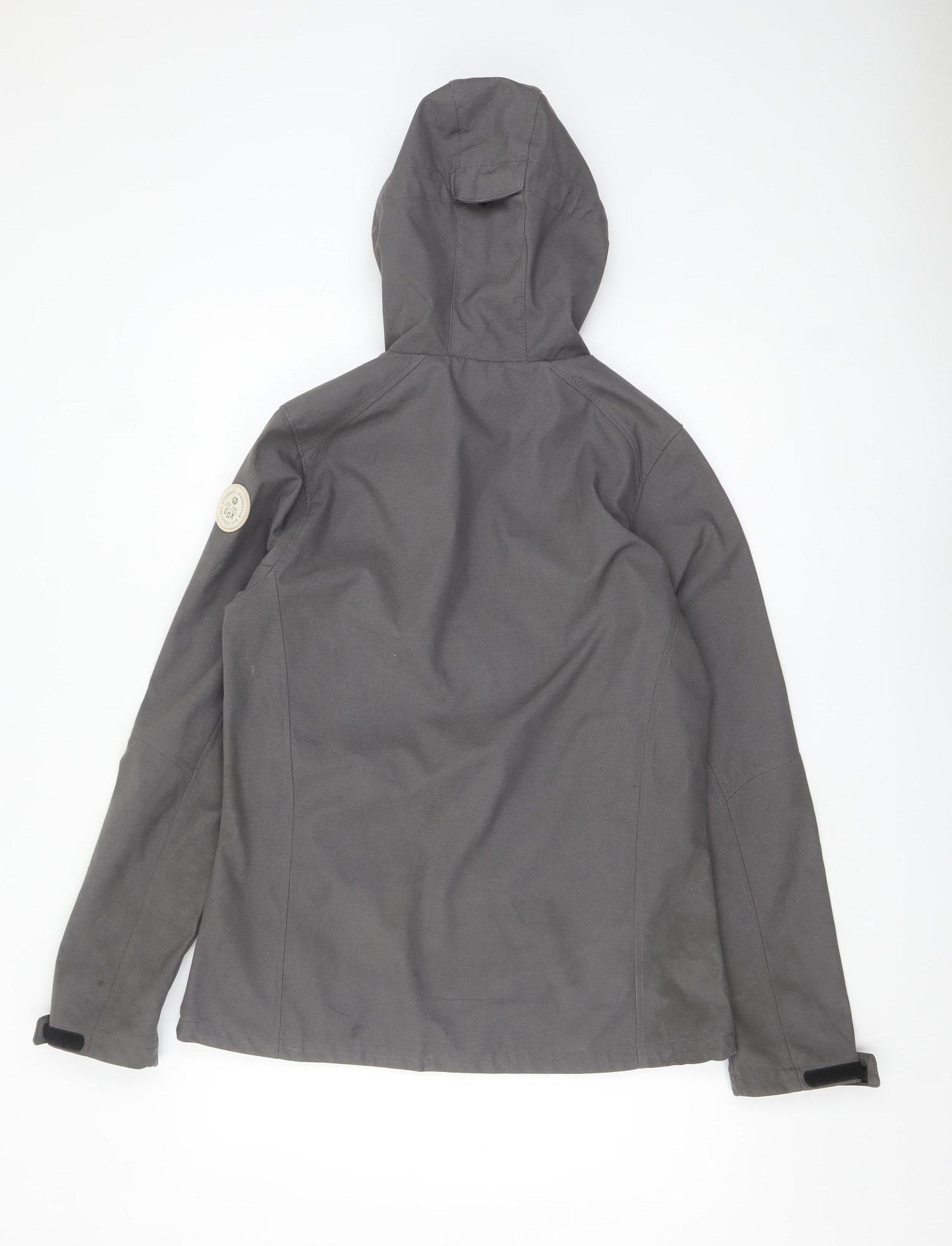 G.I.G.A. DX Women's Grey Softshell Hooded Windbreaker Jacket Size 12