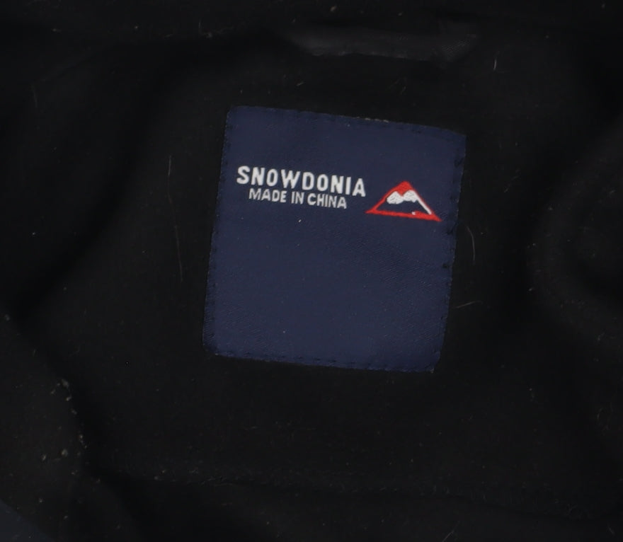 Snowdonia Men's Blue Waterproof Hooded Parka Jacket Size M 40in