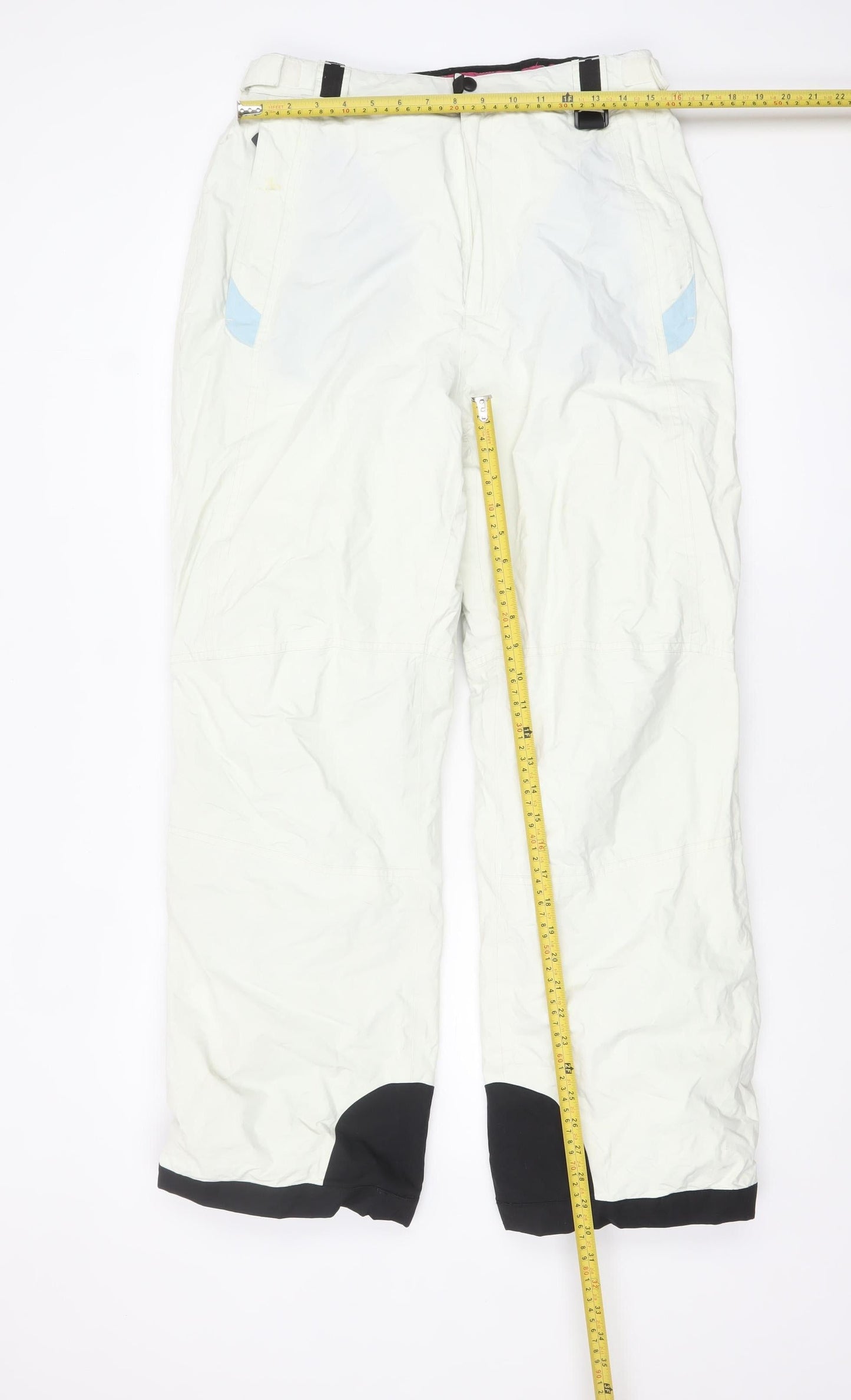 One Body Womens White Size 16 Waterproof Insulated Snow Pants