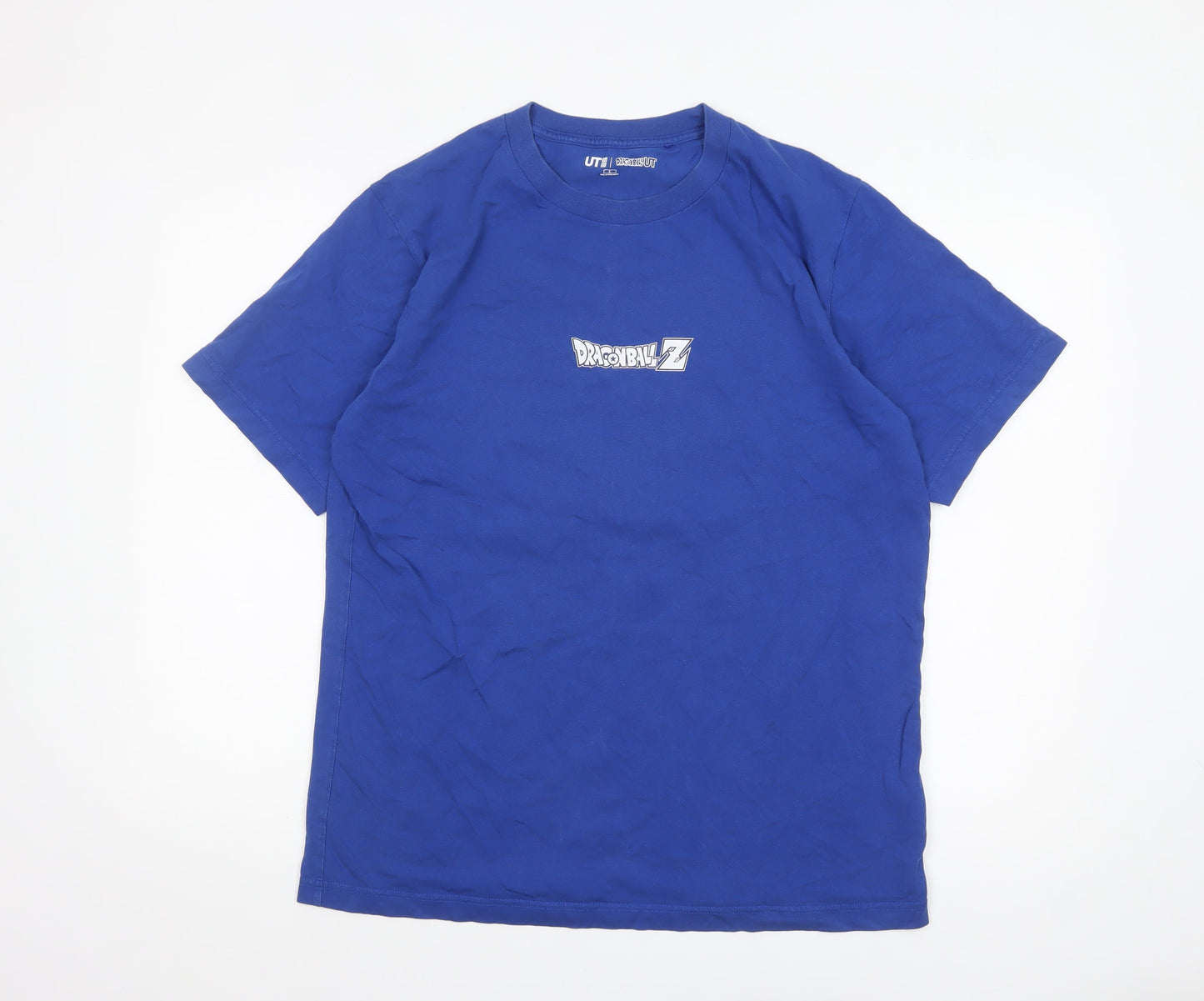 Uniqlo Men’s Blue Dragon Ball Z Anime Graphic T-Shirt Size L
