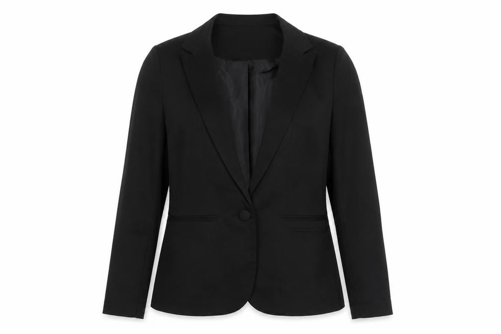 Miss Selfridge Women Black UK 8 Classic Blazer Single-Breasted
