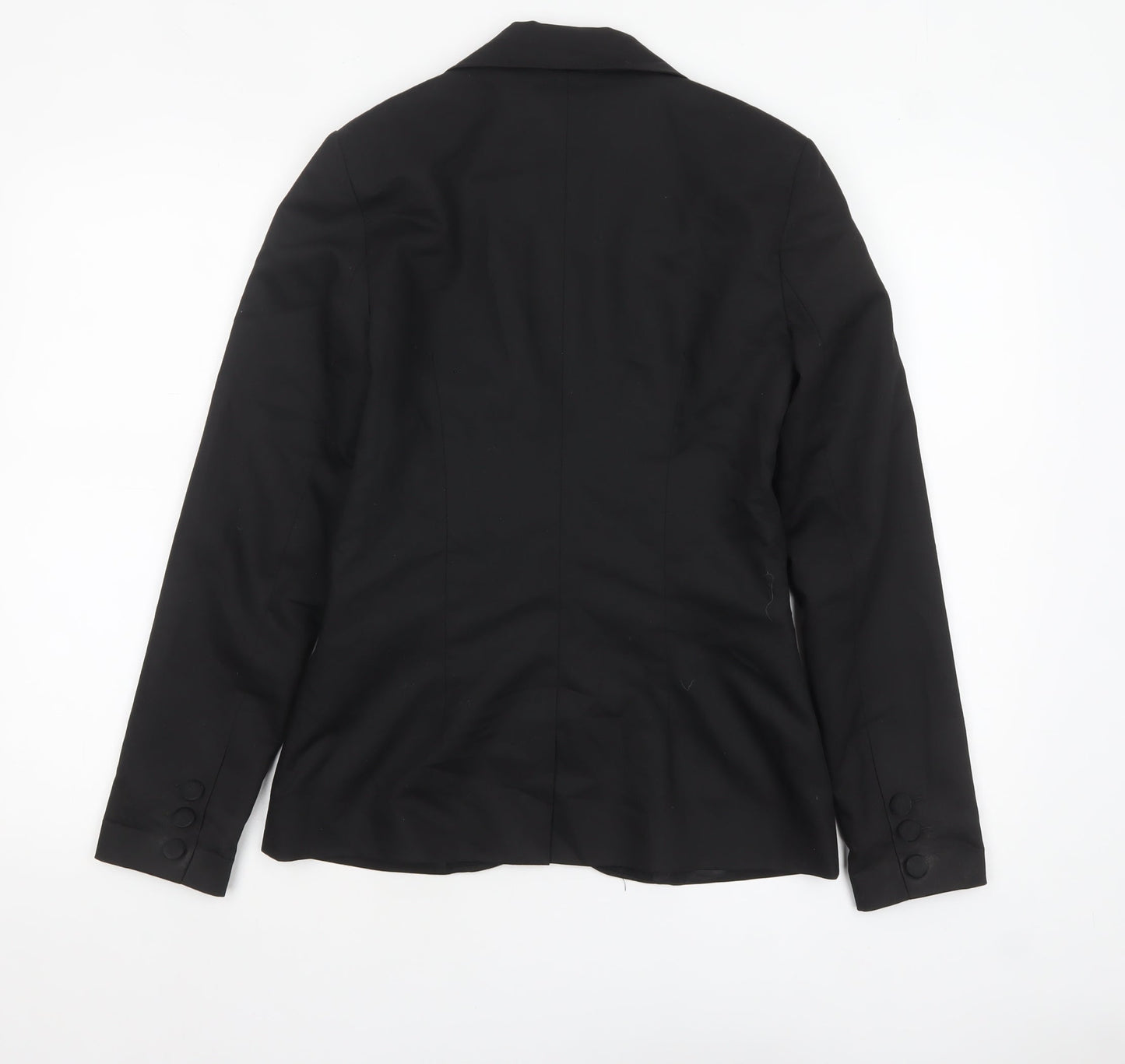 Miss Selfridge Women Black UK 8 Classic Blazer Single-Breasted