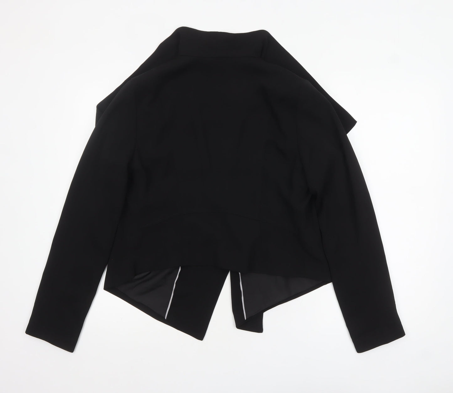 Massimo Fabbro Women Black UK 12 Waterfall Blazer Jacket