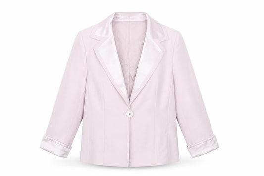 Gold by Michael H Pink Single-Breasted Women's Blazer Size 16