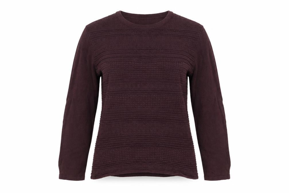 Warehouse Women Purple Size 6 Crew Neck Knit Pullover Jumper