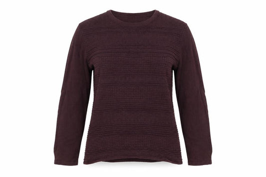 Warehouse Women Purple Size 6 Crew Neck Knit Pullover Jumper