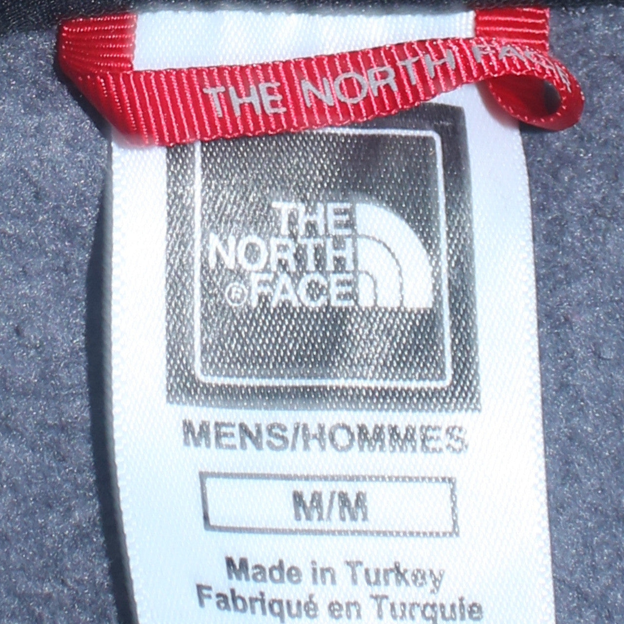 The North Face Men's Blue Pullover Hoodie M Hooded Logo Pocket