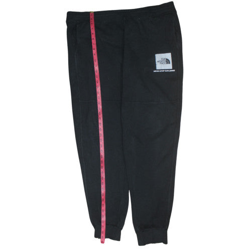 The North Face Men's Black 2XL Fleece Sweatpants Tapered Fit