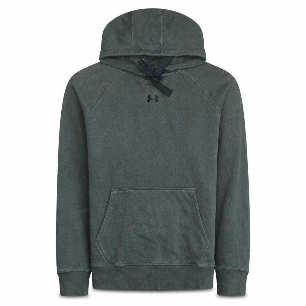 Under Armour Men's Green Pullover Hoodie Size M Relaxed Fit