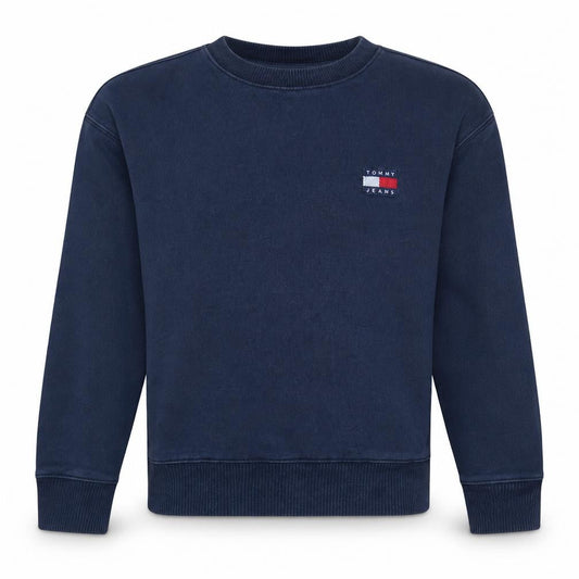 Tommy Jeans Men's Blue XS Crew Neck Pullover Sweatshirt