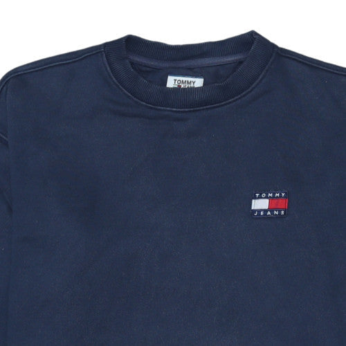 Tommy Jeans Men's Blue XS Crew Neck Pullover Sweatshirt