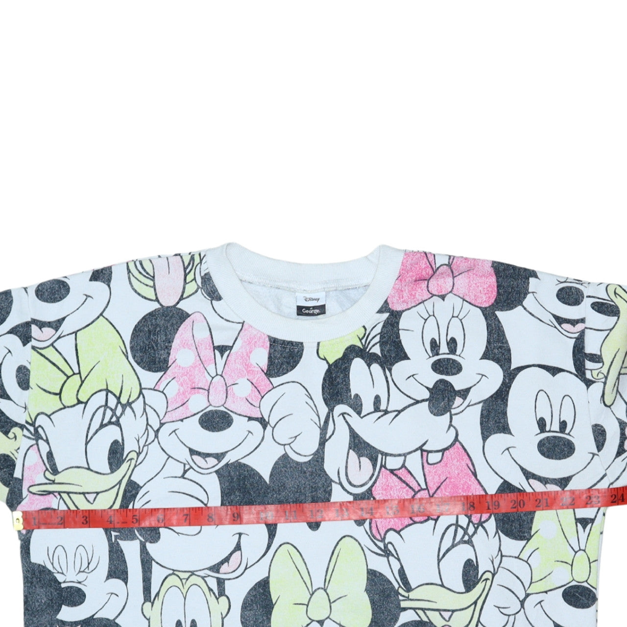 Disney at George Women White Multicoloured L Sweatshirt Minnie Mouse Print
