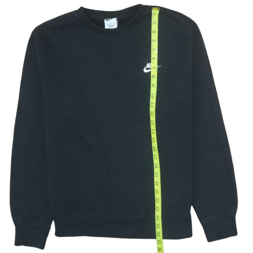 Nike Men's Black Regular Fit Crew Neck Pullover Sweatshirt M