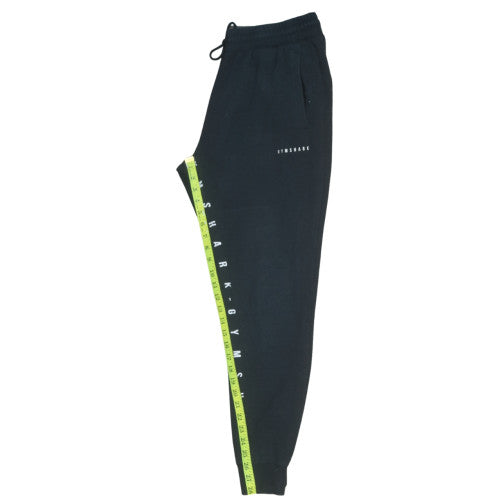 Gymshark Women's Black Jogger Trousers L Fleece Elastic Waist
