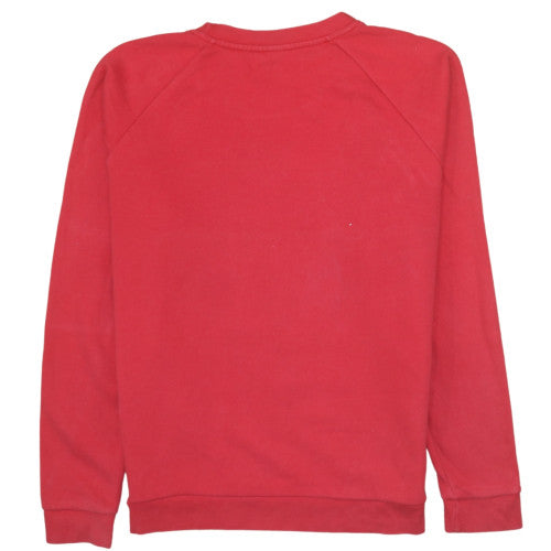 Levi's Mens Red Crew Neck Logo Sweatshirt Size S Pullover