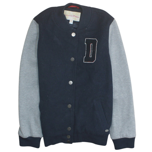 Tom Tailor Denim Men's Blue Grey Varsity Jacket Size M