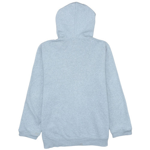 Nike Men's Grey Full Zip Hoodie L Fleece Lined Athletic Style