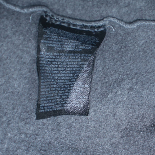 The North Face Men's Grey Fleece 1/4 Zip Pullover Sweatshirt M