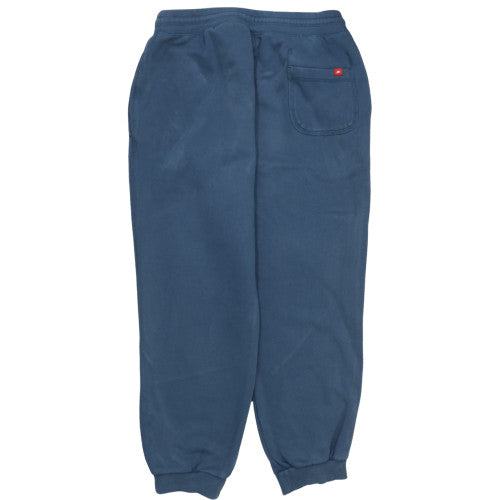 Nike Men Blue Jogger Sweatpants L Fleece Cotton Blend Drawstring Comfort