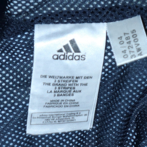 Adidas Men's Blue 2XS Track Jacket Hooded Full Zip Activewear