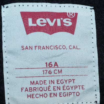 Additional view of Levi's boys’ black crew neck pullover sweatshirt 16 years cotton blend
