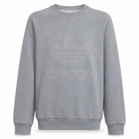 Adidas Men's Grey Logo Pullover Sweatshirt XS Crew Neck